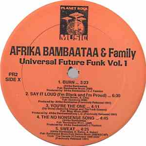 Afrika Bambaataa & Family - Universal Future Funk Vol. 1