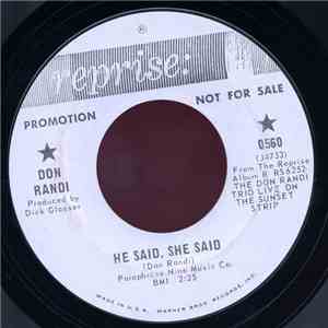 Don Randi - Yesterday / He Said, She Said