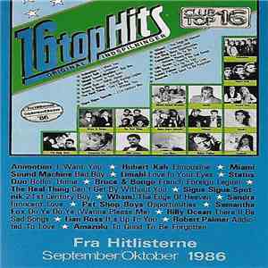 Various - Club Top 16 September / Oktober '86