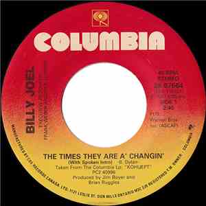 Billy Joel - The Times They Are A' Changin' / Back In The U.S.S.R.