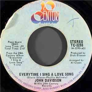John Davidson - Everytime I Sing A Love Song