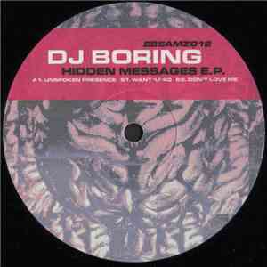 DJ Boring - Hidden Messages EP