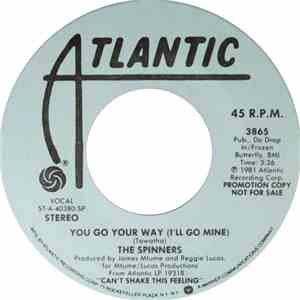 The Spinners - You Go Your Way (I'll Go Mine)