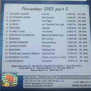 Various - November 2003 Part 2