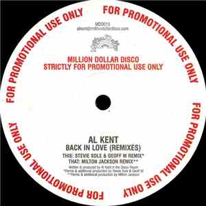 Al Kent - Back In Love (Remixes)