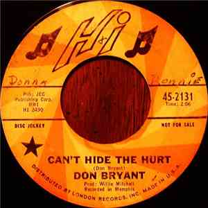 Don Bryant - Can't Hide The Hurt