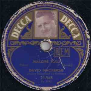 David Mackersie - Malgré Tout / A Saint-Germain Des Prés