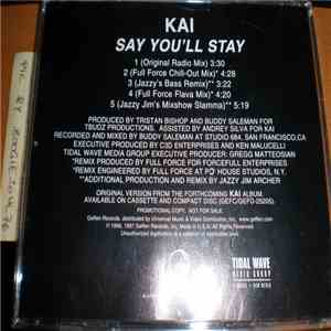 Kai  - Say You'll Stay