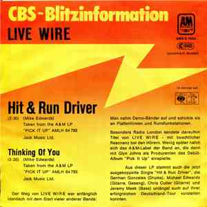 Live Wire  - Hit & Run Driver