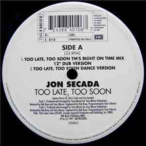 Jon Secada - Too Late, Too Soon