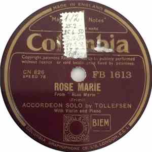 Tollefsen - Rose Marie / Indian Love Call