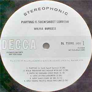 Wilma Burgess - Parting Is Such Sweet Sorrow