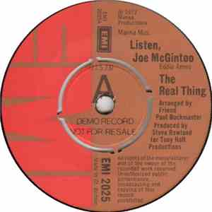 The Real Thing - Listen, Joe McGintoo