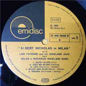 Albert Nicholas, Lino Patruno, Milan Riverside Dixieland Band - Albert Nicholas in Milan