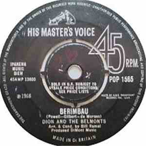 Dion And The Belmonts - Berimbau / My Girl The Month Of May